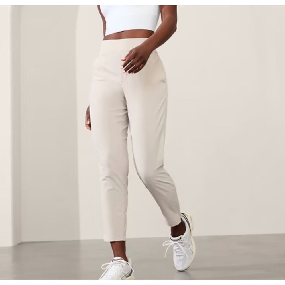ATHLETA Brooklyn Mid Rise Ankle Pant Abalone NOWT